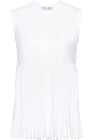 Comme des Garçons Jersey-Tanktop mit Fransen