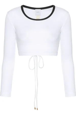Patou Fein geripptes Cropped-Top