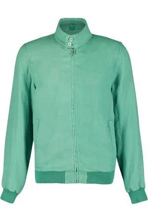 120% Lino Bomberjacke aus Leinen