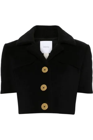 Patou Cropped-Jacke aus Frottee