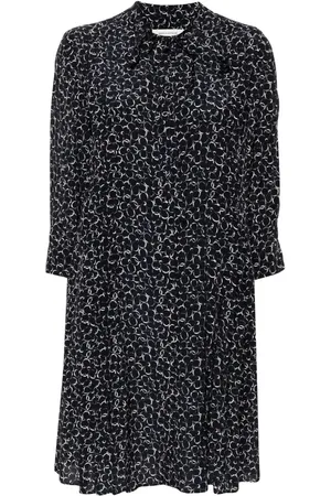 Maison Kitsuné Minikleid mit abstraktem Print