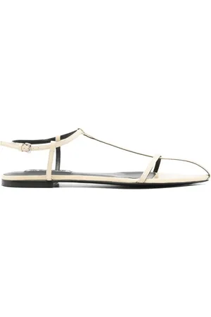 Jil Sander Flache Sandalen