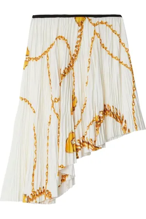 Burberry Asymmetrischer Rock mit Ketten-Print