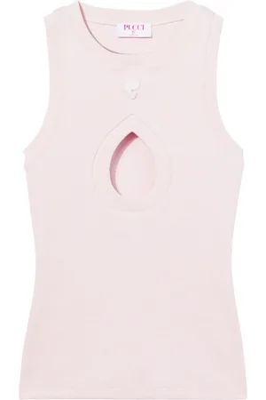 Puccini Geripptes Trägershirt