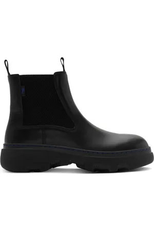 Burberry Chelsea-Boots mit runder Kappe