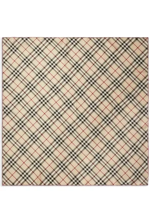 Burberry Karierter Schal aus Seide
