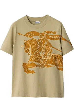 Burberry T-Shirt mit Equestrian Knight-Print