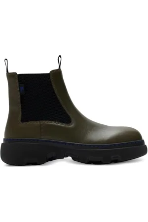 Burberry Chelsea-Boots mit runder Kappe