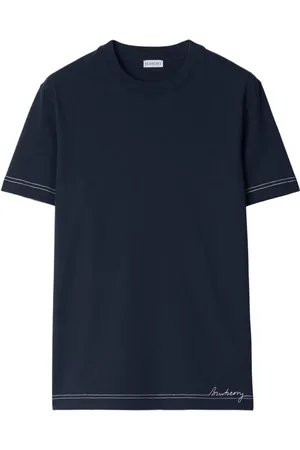 Burberry T-Shirt mit Kontrastnähten