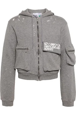 Natasha Zinko Kapuzenjacke in Distressed-Optik