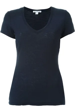 James Perse T-Shirt mit V-Ausschnitt