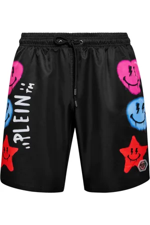 Philipp Plein Badeshorts mit grafischem Print