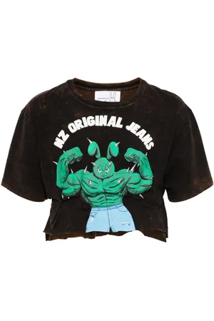 Natasha Zinko NZ Original Jeans Cropped-T-Shirt
