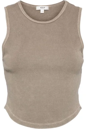 AGOLDE Geripptes Trägershirt