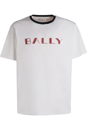 Bally T-Shirt aus Bio-Baumwolle mit Logo-Print