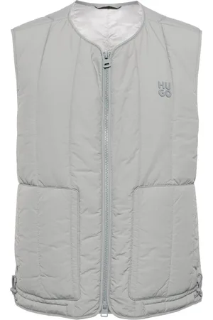 HUGO BOSS Gesteppte Weste mit Logo-Applikation