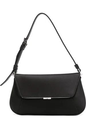 Amina Muaddi Ami Mini-Tasche aus Satin