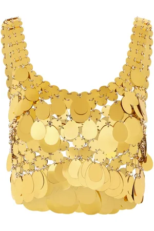 Paco rabanne Cropped-Top mit Pailletten