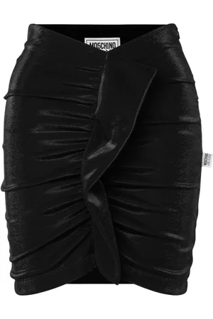 Moschino Asymmetrischer Rock mit Raffung