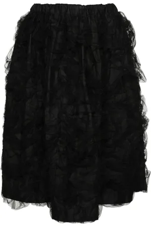Comme des Garçons Tüllrock mit Rüschen