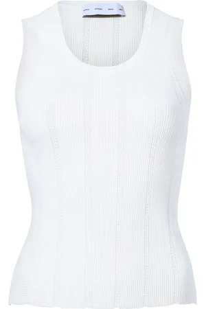 Proenza Schouler Perry Top mit Pointelle-Rippung