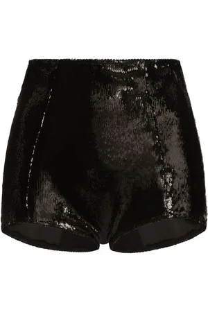 Dolce & Gabbana High-Waist-Shorts mit Pailletten