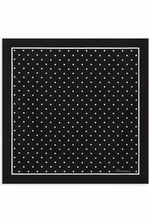 Dolce & Gabbana Seidenschal mit Polka Dots