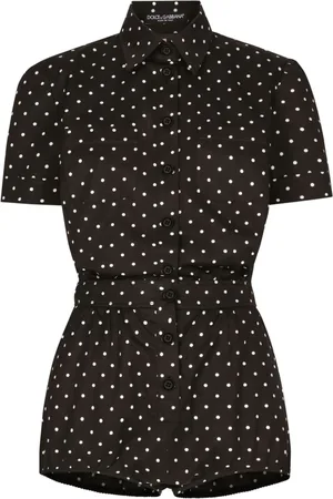 Dolce & Gabbana Playsuit mit Polka Dots