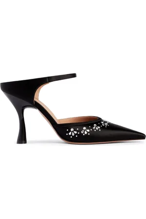 MALONE SOULIERS Cassina Pumps mit Kristallen 90mm