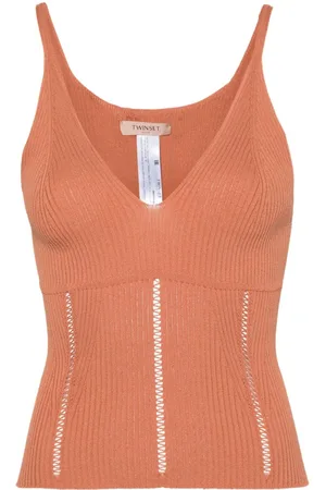 Twin-Set Geripptes Stricktop