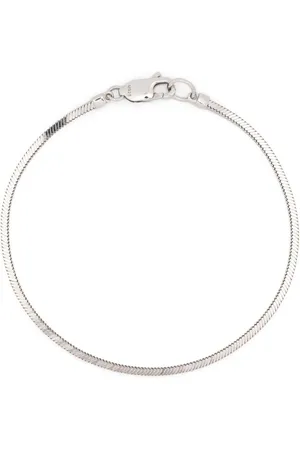 Missoma Square snake-chain sterling silver bracelet