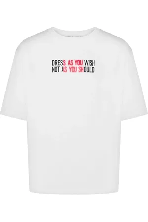 Moschino T-Shirt mit Slogan-Print