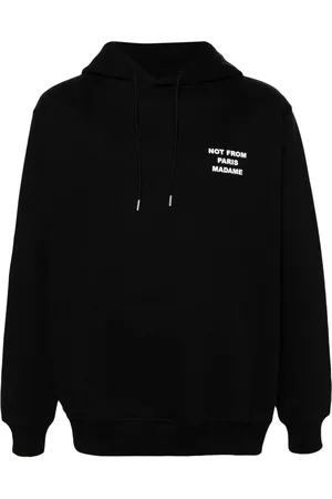 Drôle de Monsieur Hoodie mit Slogan-Print