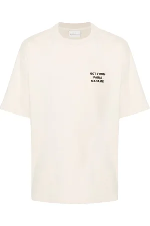 Drôle de Monsieur T-Shirt mit Slogan-Print