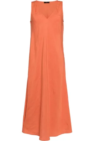 Voz Ärmelloses Maxikleid mit V-Ausschnitt