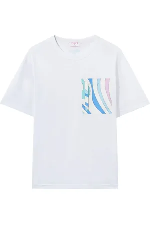 Puccini T-Shirt mit Marmo-Print