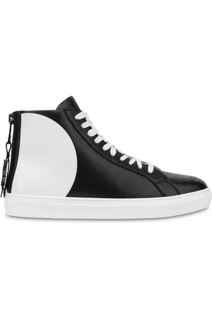 Moschino High-Top-Sneakers aus Faux-Leder