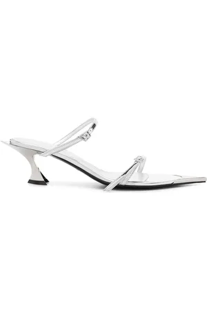 MUGLER Mules im Metallic-Look 50mm