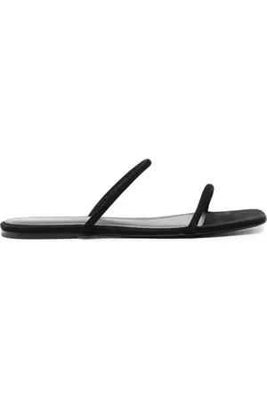 Totême Minimalist Pantoletten aus Wildleder