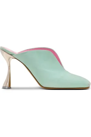 Balmain Eden Mules aus Wildleder 95mm