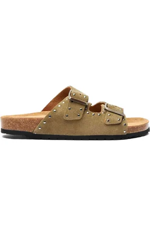 Scarosso Hopi Wildledersandalen mit Nieten