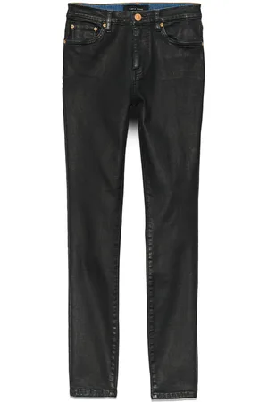 Purple Brand Halbhohe P001 Straight-Leg-Jeans