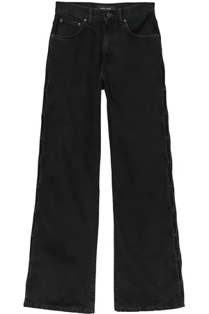Purple Brand Weite High-Waist-Jeans
