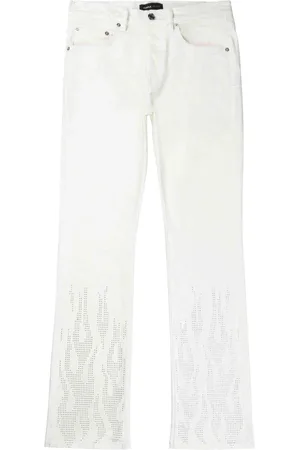 Purple Brand Tief sitzende Straight-Leg-Jeans
