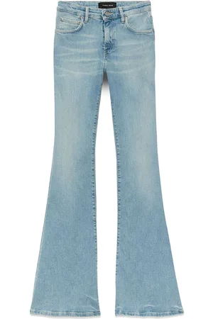 Purple Brand Halbhohe Bootcut-Jeans
