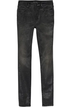 Purple Brand Skinny-Jeans mit Glitzer