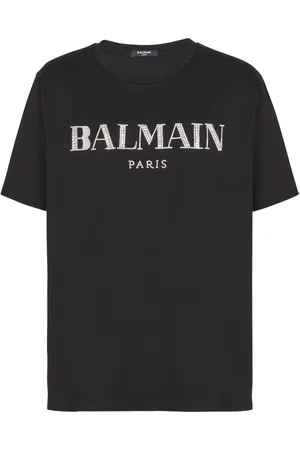 Balmain Vintage T-Shirt mit Kristallen