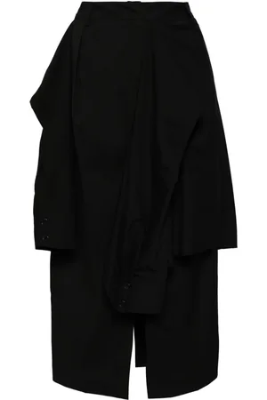 GOEN.J Midirock im Layering-Look