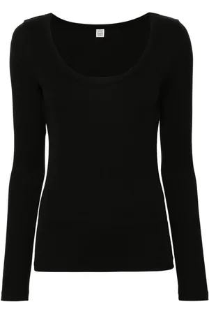 Totême T-Shirt mit U-Ausschnitt