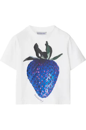 Burberry T-Shirt mit Erdbeeren-Print